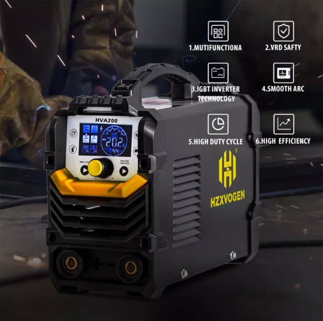 110/220 200Amp HF TIG Welders TIG/Stick/Arc Welder IGBT 1.6-3.2 Welding Machine