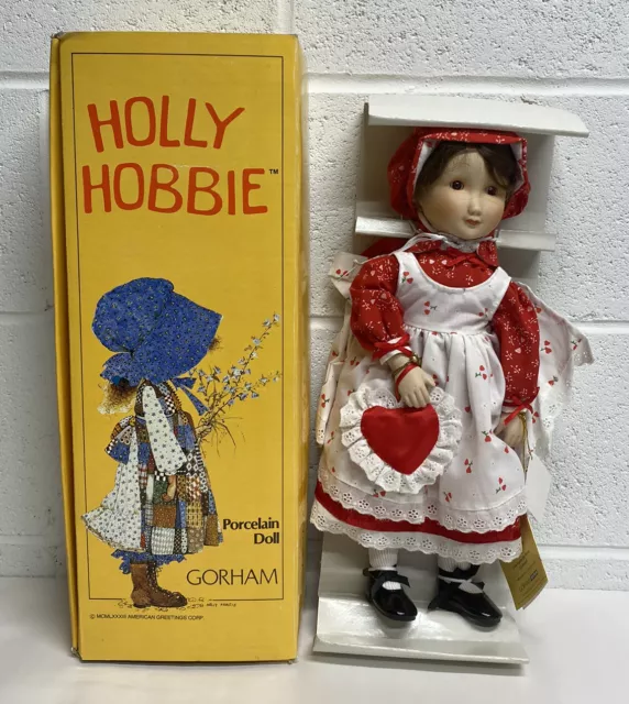 Holly Hobbie Sweet Valentine Gorham Porcelain 16” Doll / Fondest Memories Series