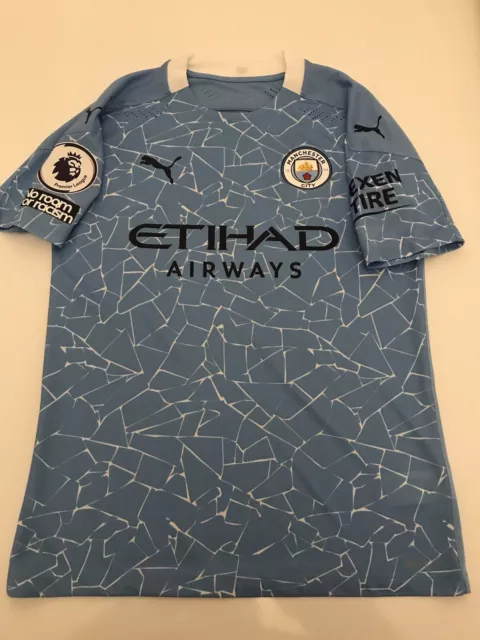 Kun Agüero Aguero Match Player Issue Shirt Jersey Maglia England Manchester City