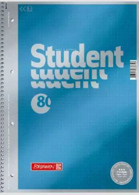 BRUNNEN Collegeblock Student Premium A4, 80 Blatt, punktiert