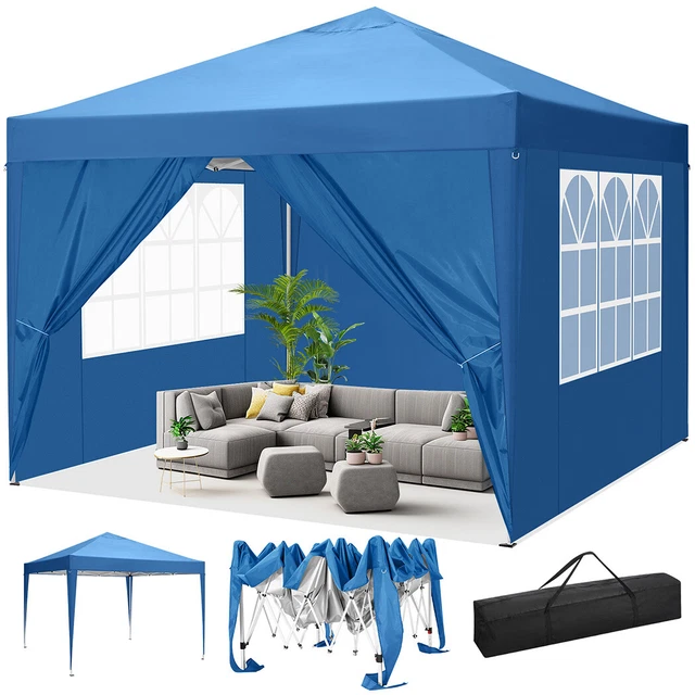 3x3/3x6m Pavillon Gartenpavillon Partyzelt Gartenzelt wasserdicht Popup Festzelt