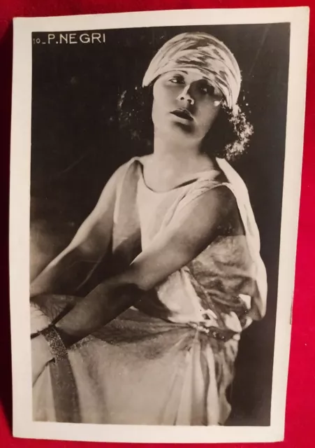 Cartolina Attrice Paola Negri