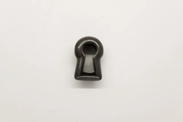 Schlüsselbuchse Schlüssellochblende Ottone Scuro Brunito H 18 MM Antico