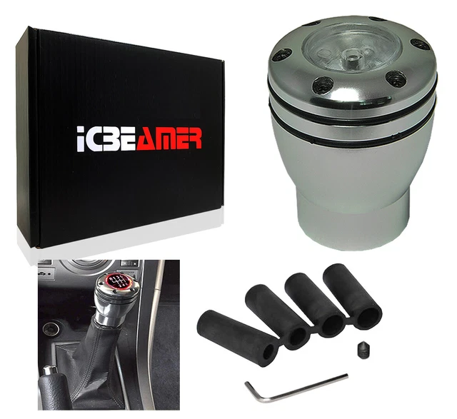 JDM Style Manual Transmision Stick shifter shift knob with LED Red Light L264