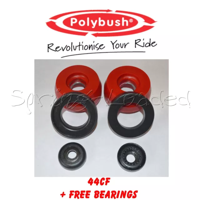 Polybush StrutTop Mount Bush Kit -10mm +FREE B/Rs for VW Golf Mk4 1.9TDi 97-06