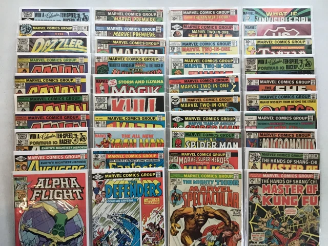 MARVEL ALL BRONZE Lot of 40 Comics - Avengers, Conan, Defenders, FF, Iron Man +!