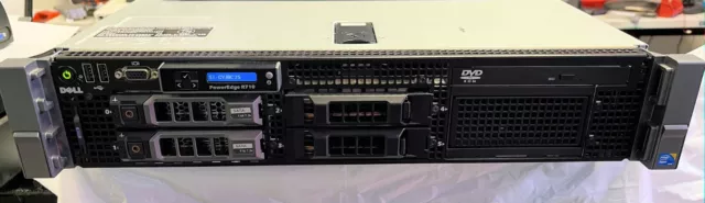 DELL POWEREDGE R710 SERVER DUAL INTEL XEON E5607 2.27GHz 32GB RAM 2X 1TB HDD