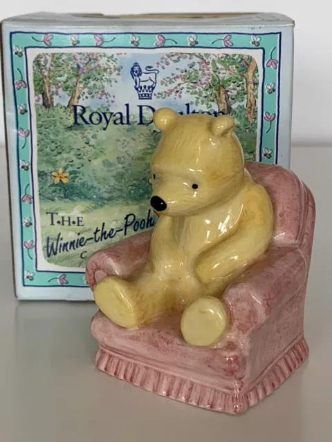 Royal Doulton Winnie The Pooh In The Armchair Figure * WP 4 * Boxed