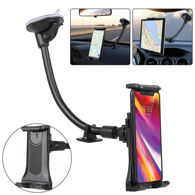 360° Universal Car Windshield Holder Desktop Mount for Cellphone Tablet iPad GPS