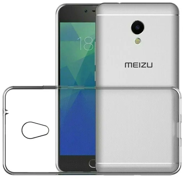 For MEIZU M5 NOTE SHOCKPROOF TPU CLEAR CASE SOFT SILICONE GEL BACK SLIM COVER