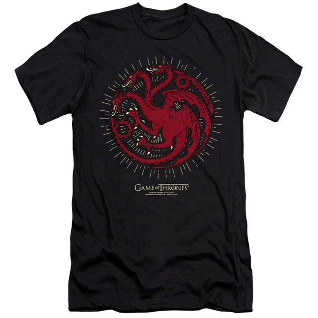 GAME OF THRONES Targaryen Burst Sigil - Men's Slim Fit T-Shirt $25.00