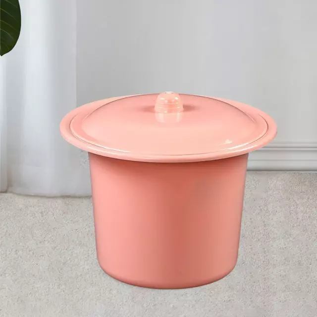 Portable Toilet Household Bedroom Bedpan Urinals Pink