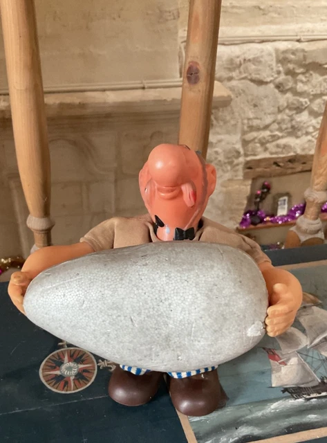 Automate Mécanique Carl Max Original Obelix Levant Un Menhir Dargaud
