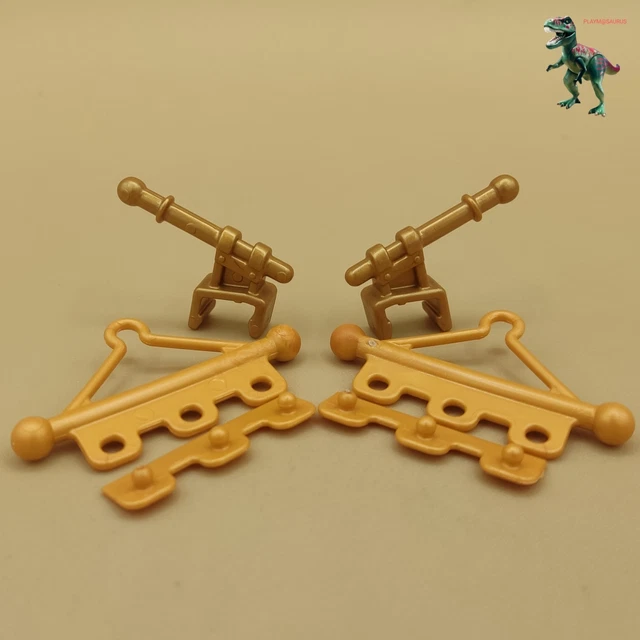 Mur De Château PLAYMOBIL Moyen-Âge - Gris Avec Trou - Pièce De Construction 4865/4866 - Occasion