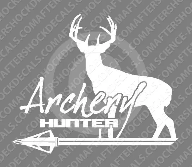 Whitetail Deer Sticker Archery Hunting Bow Arrow Decal for Hoyt Bowtech PSE Bear