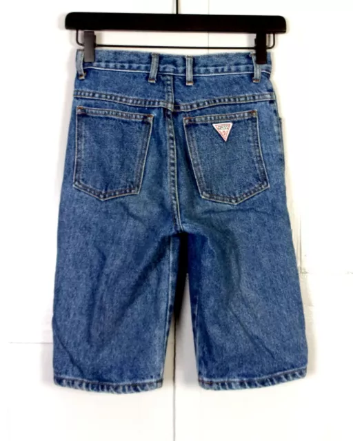 vtg 80s 90s Guess Georges Marciano USA Denim Jean Shorts Youth sz 12