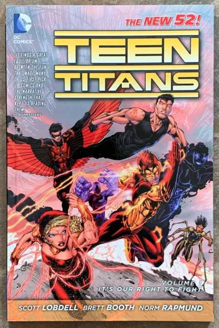 Teen Titans Vol 1 It's Our Right to Fight DC New 52 TPB NEW Superboy Brett Booth
