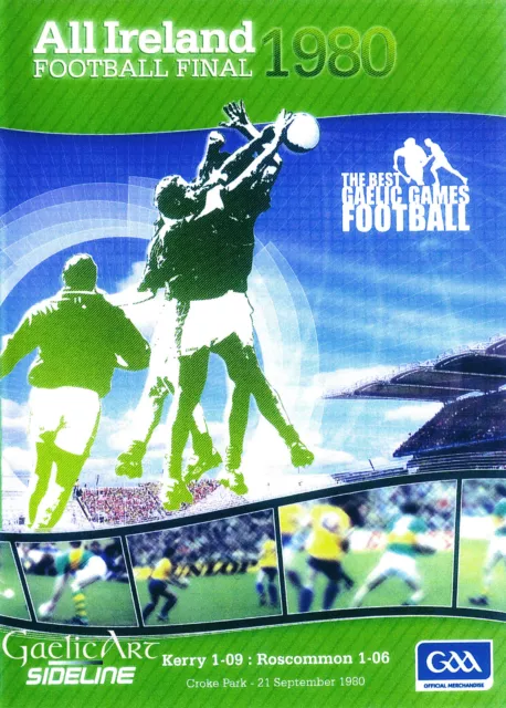 1980 GAA All Ireland Final Football:  Kerry v Roscommon  DVD