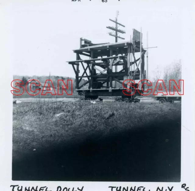 1G764 Rp 1963 Delaware & Hudson Railroad Tunnel Dolly Car  Tunnel Ny