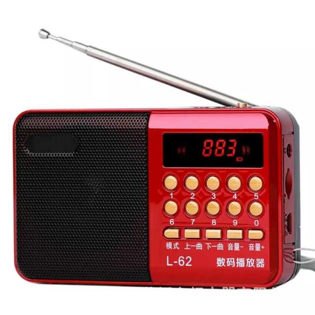 A62 Radio Multi-Function FM Elderly Plug-in Radio Machine Convenient Player O3U4
