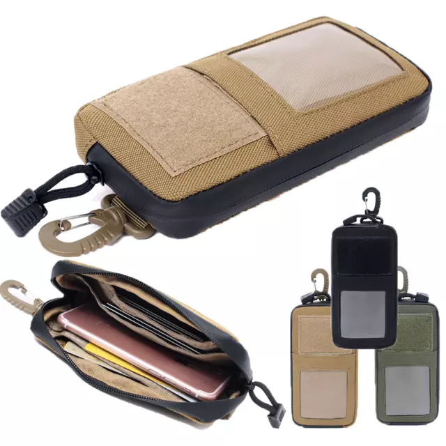 Tactical Wallet Card Bag Wallet Phone Pouch Key Pack Gadget Waist Bag Outdoor US