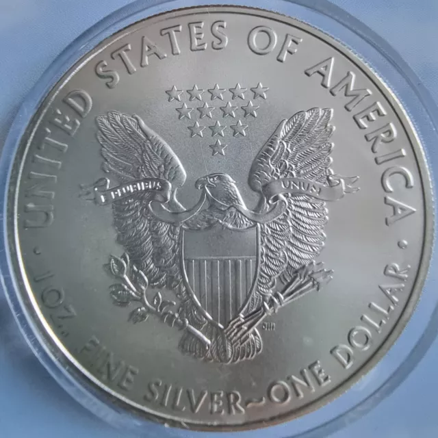 2019 USA 1 oz American Silver Eagle Usa Flag Color edition 100 BU 999 box coa 3