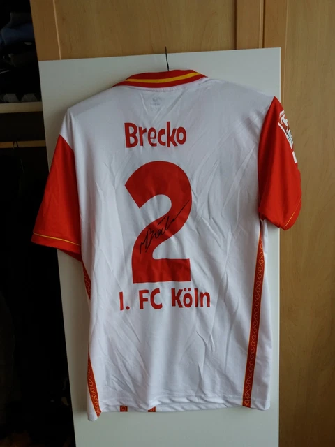 ORIG. SIGN. MATCHVORBEREITETES Karnevals - Trikot FC Köln Miso Brecko 2 ...