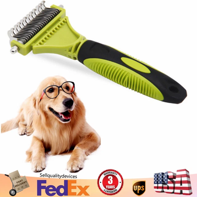 Pet Hair Fur Shedding Trimmer Dog Cat Grooming Dematting Rake Comb Brush Tool US