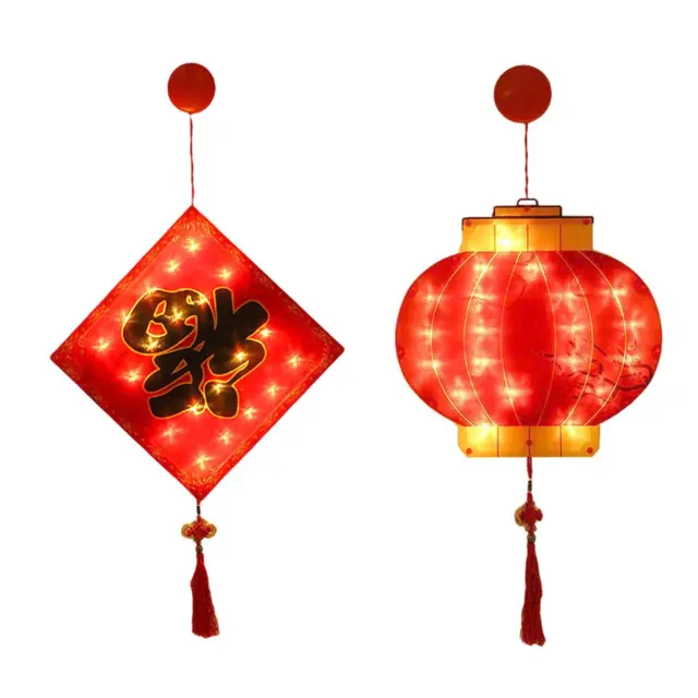Lumières LED de décoration du nouvel an chinois, Festival pour fête, salon