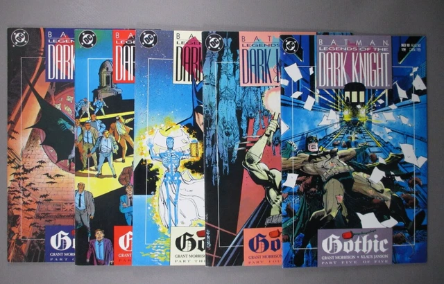 Batman Legends of the Dark Knight 6-10 Gothic Full Story Grant Morrison 1990