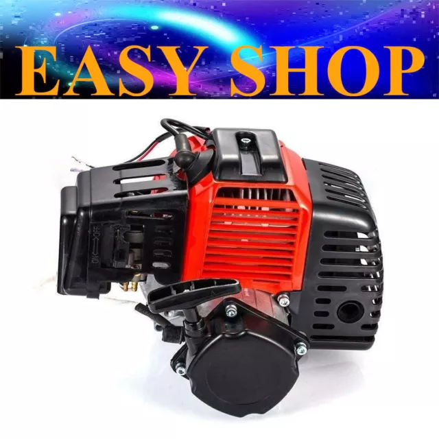 Electric + Pull Start Engine Motor FOR 49cc 2 stroke Pocket Scooter Chopper Bike