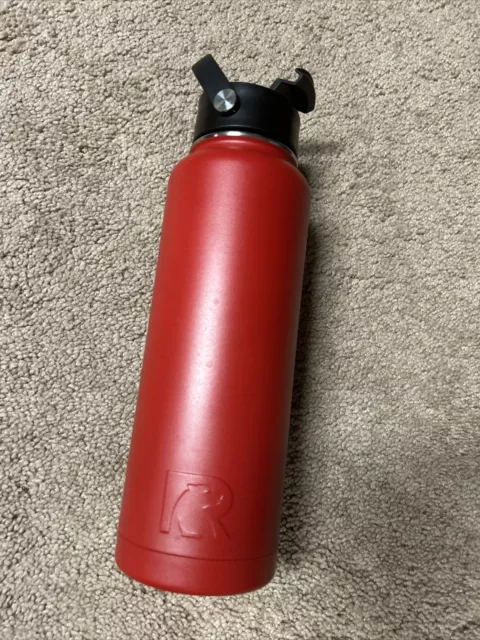 RTIC 40 Oz Double Wall Vacuum Insulated Stainless Steel Water Bottle RED