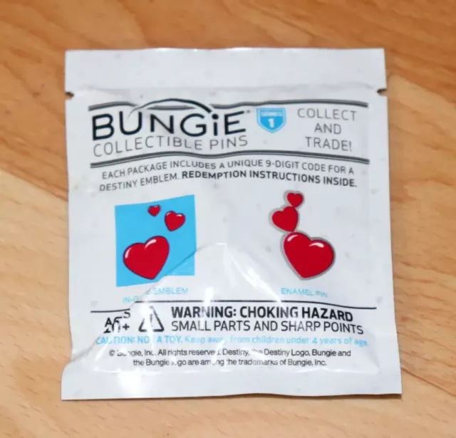 Destiny 2 Heart Of The Foundation Pin & Emblem Bungie Foundation Series 1 2