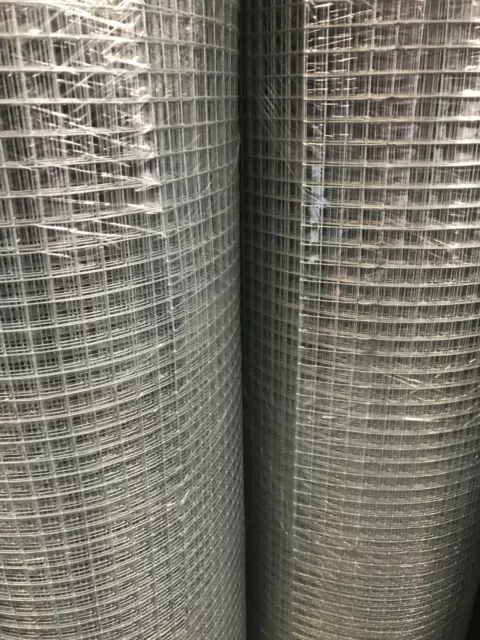 Aviary/Bird/Rabbit/Poultry Galvanised Wire Mesh Roll 1/2"x1/2"x19gx4ftx15m