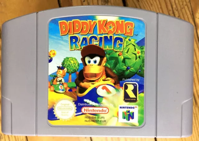 Cartouche Seule Diddy Kong Racing 100% Originale Nintendo 64 N64 Pal Euro Dkr