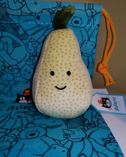 JELLYCAT FABULOUS FRUIT Pear With Bag New with Tags amuseable £26.99