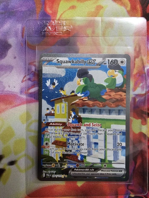 Pokemon TCG Squawkabilly ex Secret Rare Alt Art 264/193 Paldea Evolved NM/M