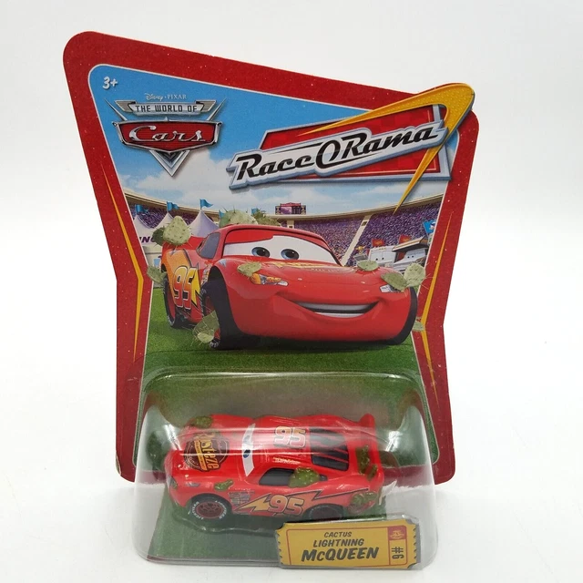 Disney Pixar The World of Cars Race O Rama Cactus Lightning McQueen 6