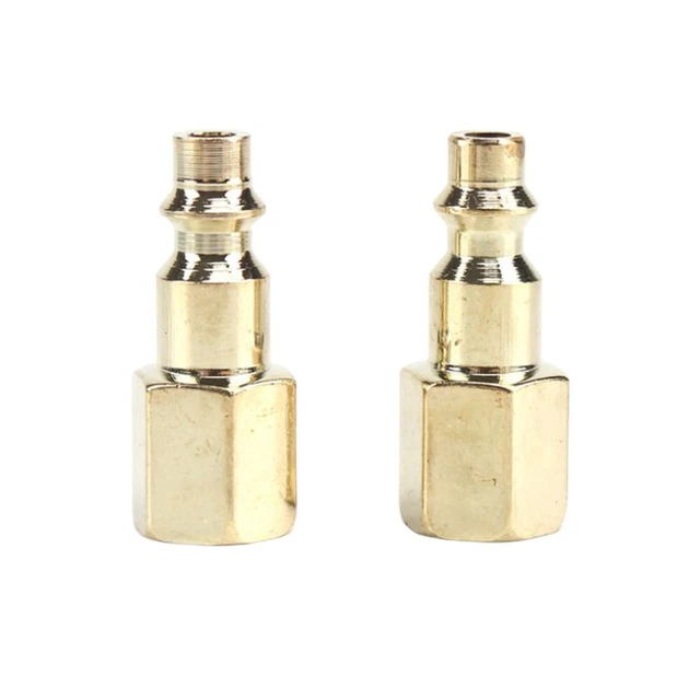1 Pz 1/4 Npt Tubo Linea Aria Compressore Connettori Ottone Femmina Sgancio
