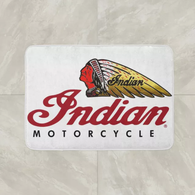 Indian Motorcycle Rug Mat Floor Door Home Flannel entrance carpet