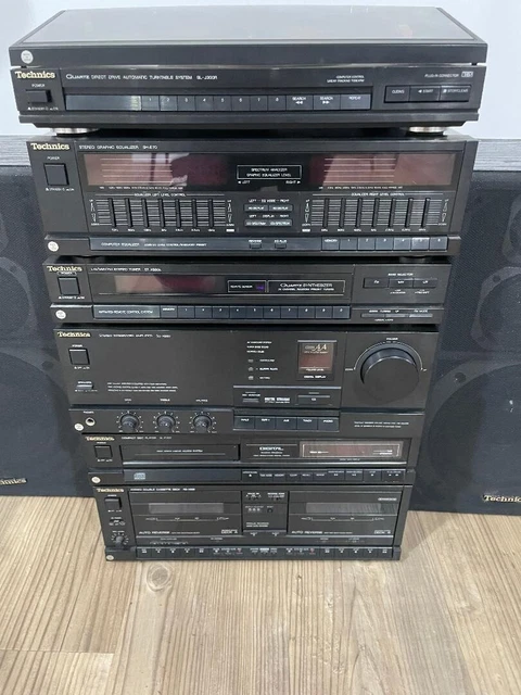 その他 Technics RS-X880 VINTAGE TECHNICS X880 HIFI System in black and in immaculate