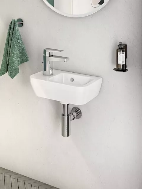 Vitra Handwaschbecken Integra mit Hahnloch 370x220mm HL l. 3