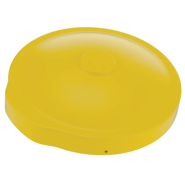 Universal Fit Drum Cover Yellow Diameter 24.625 in Material Polyethylene Drum