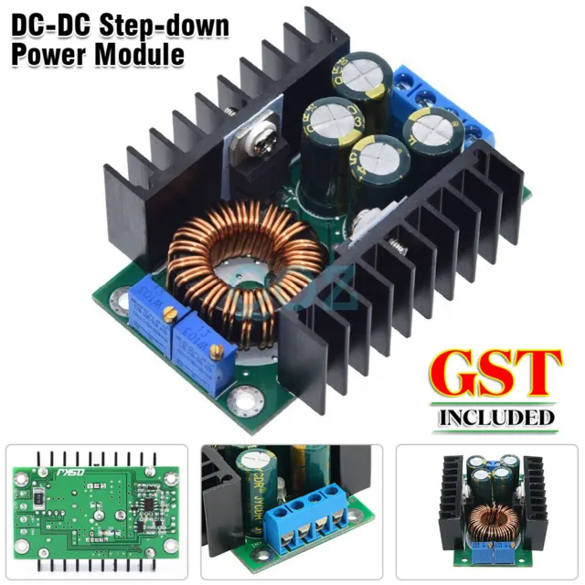 10A 300W DC-DC CC CV Buck Converter Step-down Power Module 7-32V