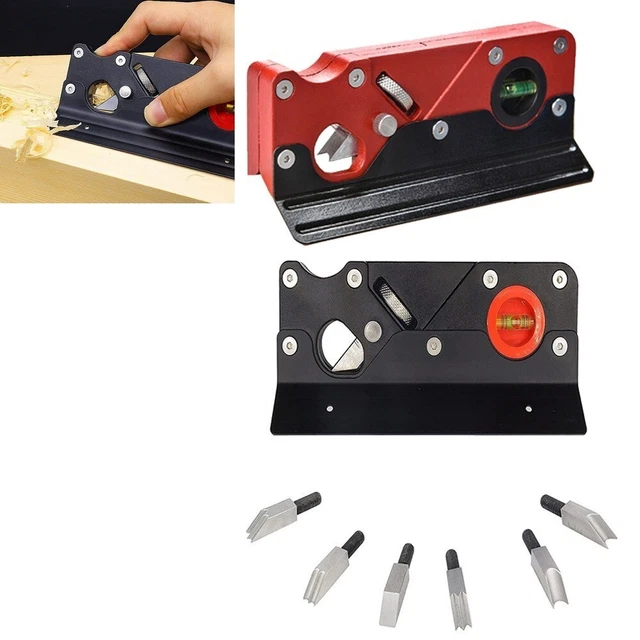 1pcs Chamfer Hand Planer With Backer Woodworking Edge Corner Plane Manual Planer