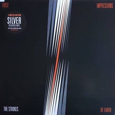 The STROKES First Impressions of Earth Silver Colored Vinyl SEALED 2