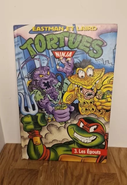 Livre BD Tmnt Tortue Ninja tome 3 Les Egouts GLENAT