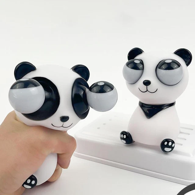 New funny panda/straw bug clip toy/eye popping squeeze toy Specials U0X4