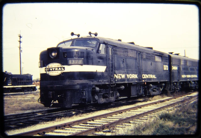 Duplicate Railroad Slide DSLD NYC 1373 ALCO FA2 Sharonville OH 1967
