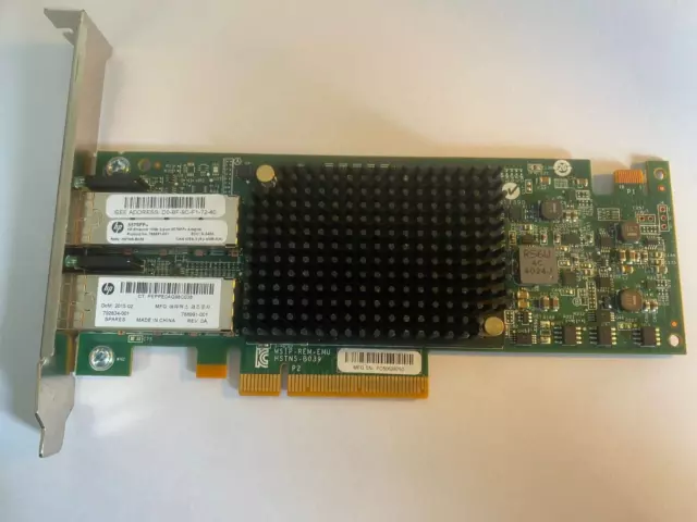 Server Adapter Netzwerkarte PCI FC 2 Port 557SFP+ 10Gb HP 788991-001 792834